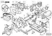 Bosch 3 601 F66 F00 Gks 18 V Cordless Circular Saw 18 V / Eu Spare Parts